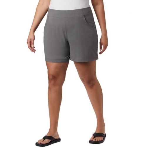 Columbia Anytime Vanlige Shorts Dame Grå | Plus Size 96812K